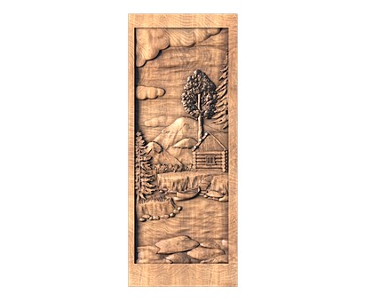 Panel Forest house, 3d models (stl)