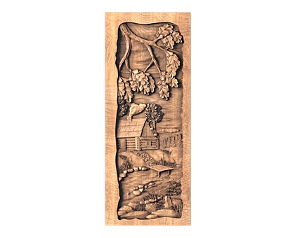 Panel By forest, 3d models (stl)